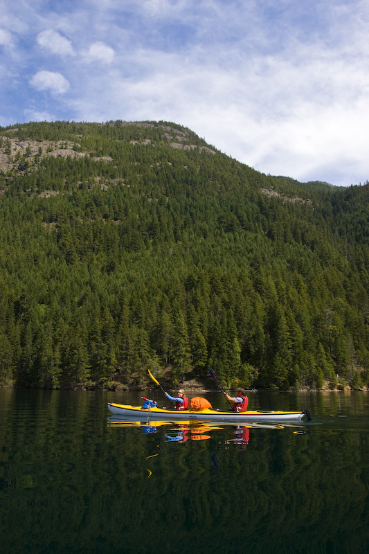 Kayakers On Ross Lake